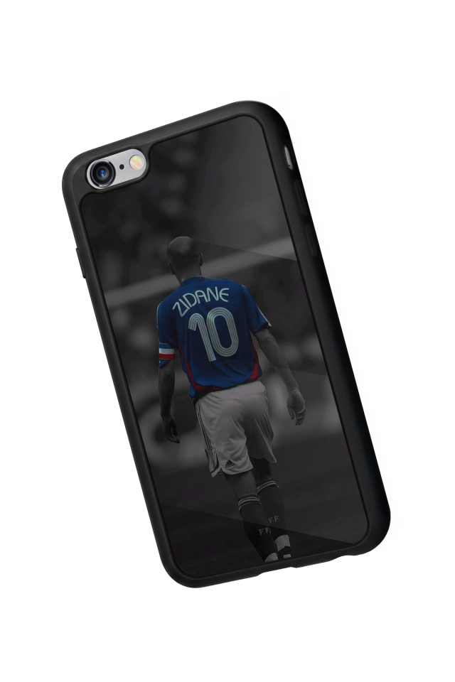 iPhone 6s Plus Uyumlu Zidane Tasarımlı Glossy Premium Kılıf
