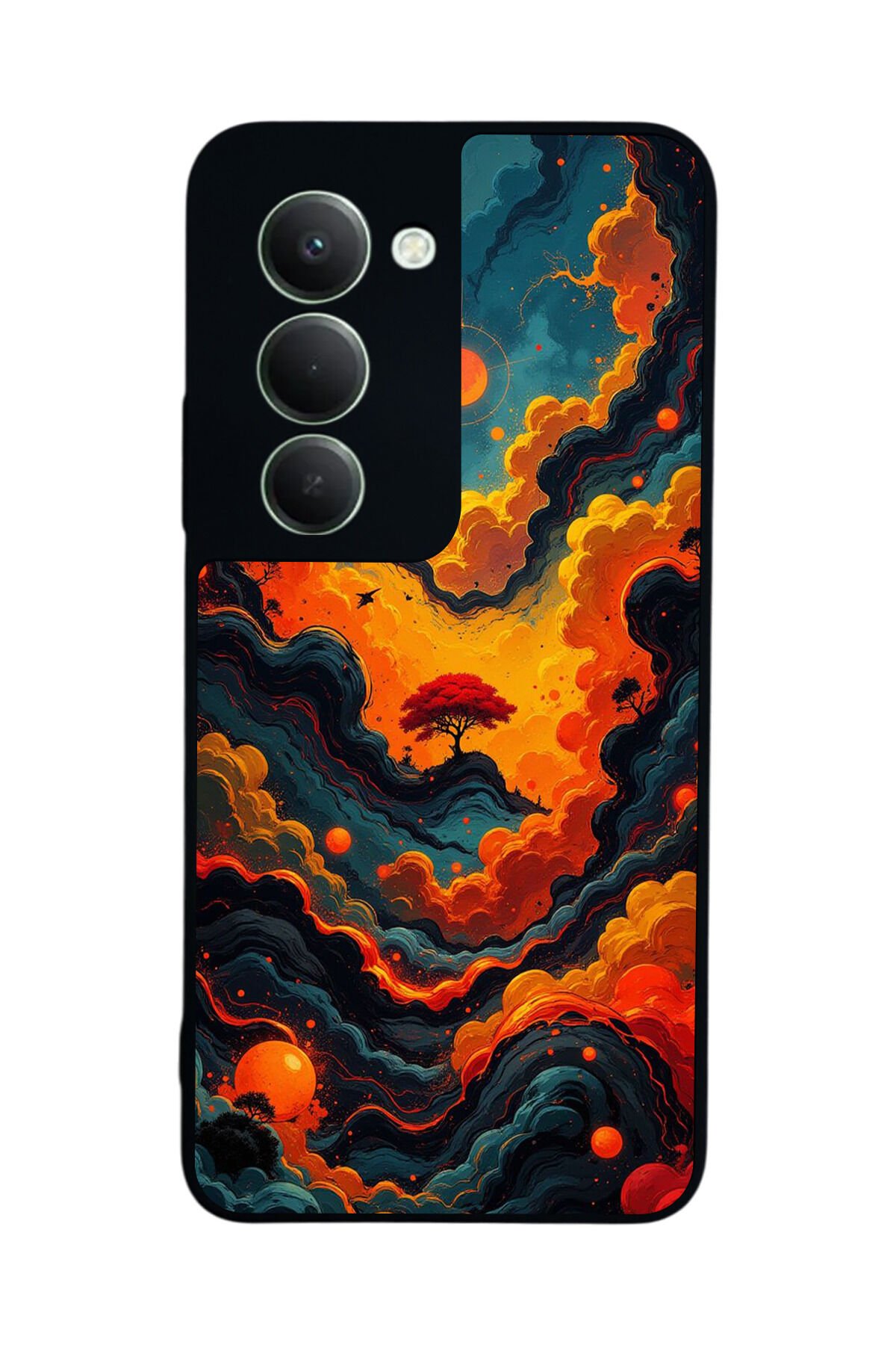 Xiaomi Redmi 15 5G Uyumlu Abstract Tasarımlı Glossy Premium Kılıf