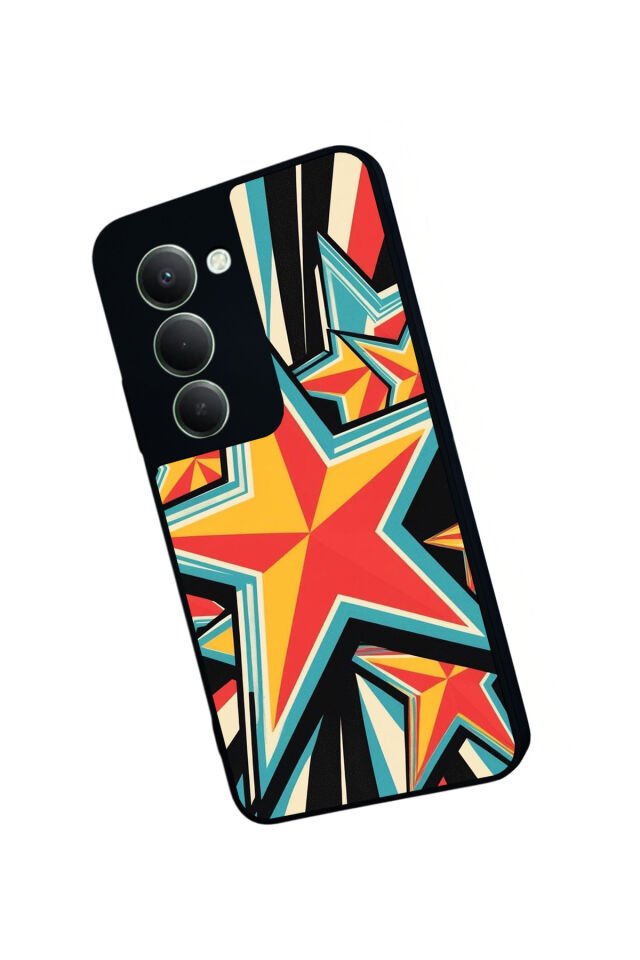 Xiaomi Redmi 15 5G Uyumlu Retro Yildizlar Tasarımlı Glossy Premium Kılıf
