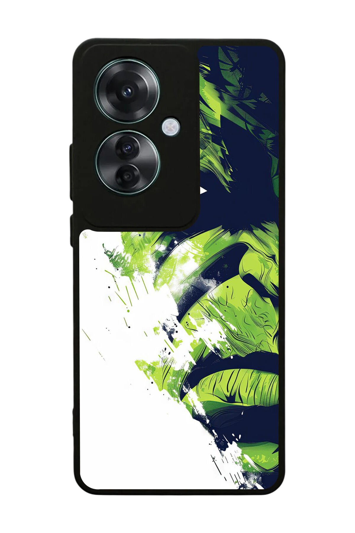Oppo Reno 11F Uyumlu Hulk Tasarımlı Glossy Premium Kılıf