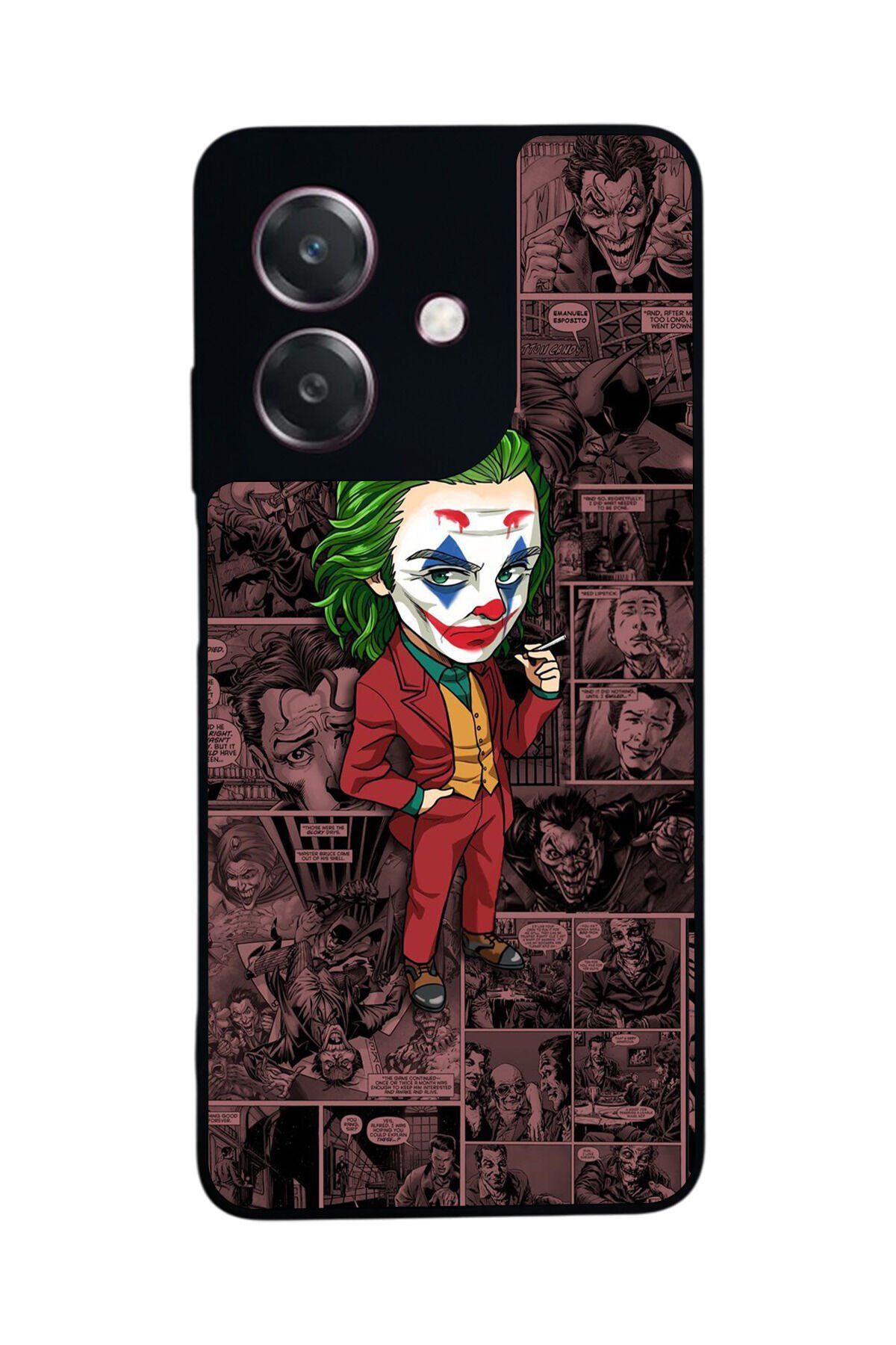 Oppo A3 5G Uyumlu Joker Tasarımlı Glossy Premium Kılıf