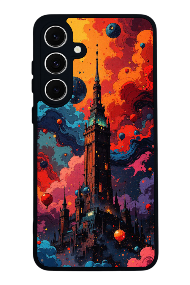 Samsung Galaxy A16 Uyumlu Abstract Tasarımlı Glossy Premium Kılıf