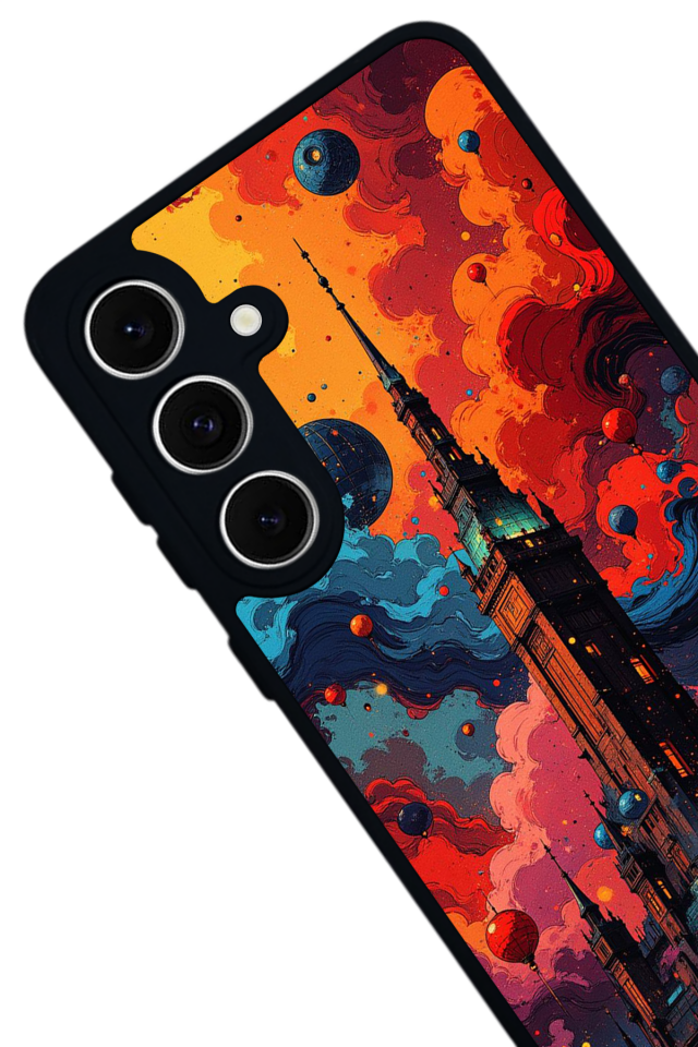 Samsung Galaxy A16 Uyumlu Abstract Tasarımlı Glossy Premium Kılıf