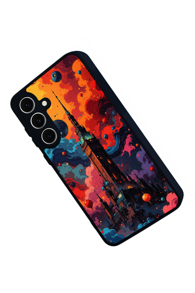 Samsung Galaxy A16 Uyumlu Abstract Tasarımlı Glossy Premium Kılıf