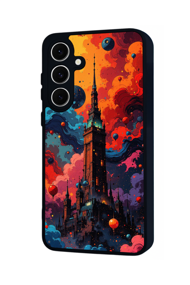 Samsung Galaxy A16 Uyumlu Abstract Tasarımlı Glossy Premium Kılıf