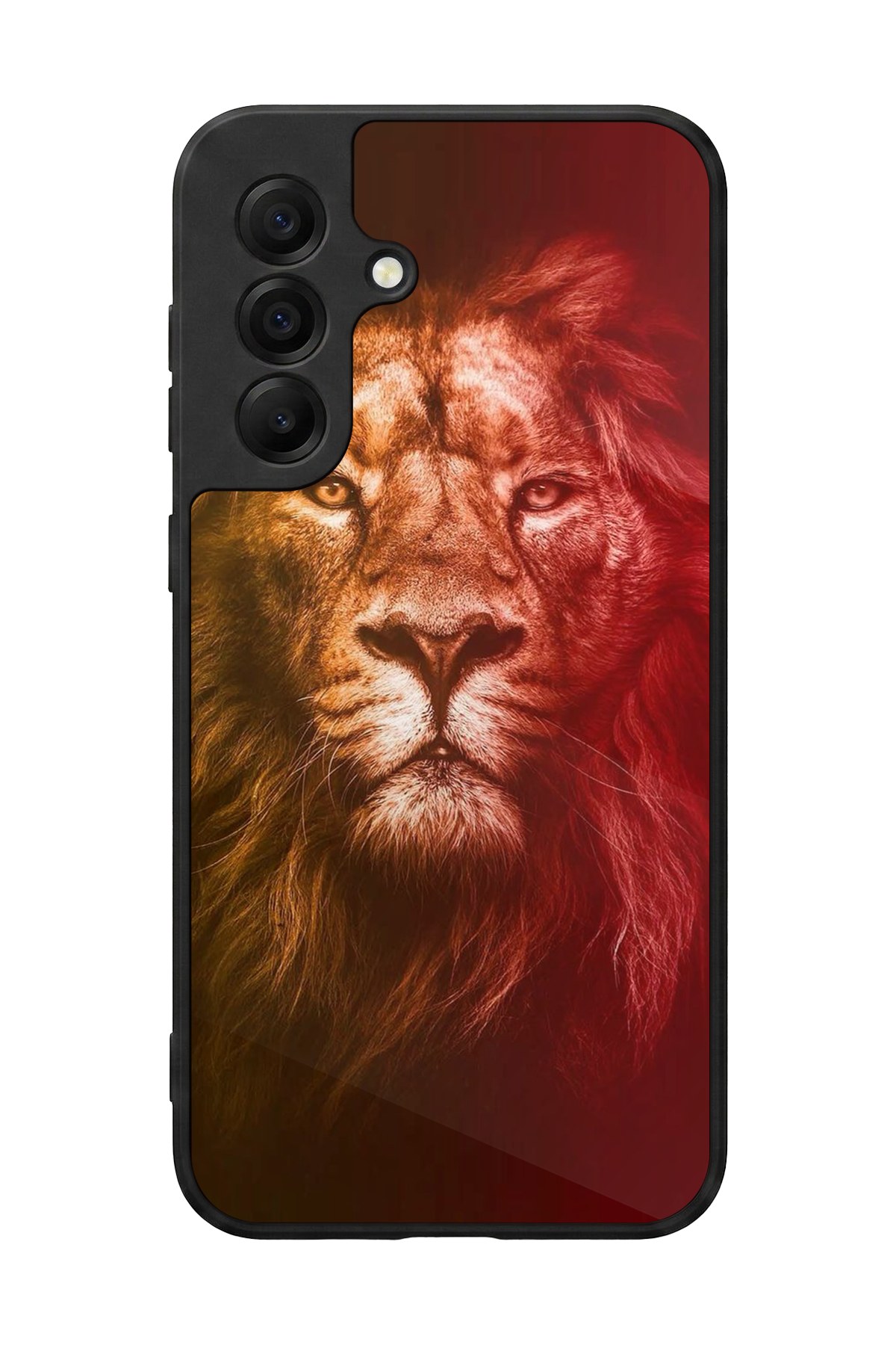 Samsung Galaxy A17 Uyumlu Aslan Tasarımlı Glossy Premium Kılıf