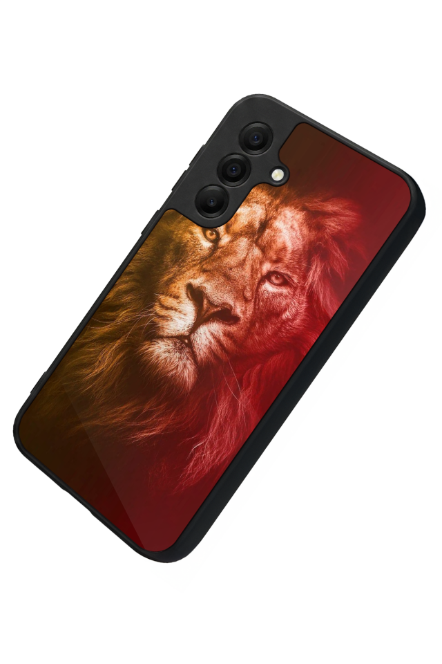 Samsung Galaxy A17 Uyumlu Aslan Tasarımlı Glossy Premium Kılıf