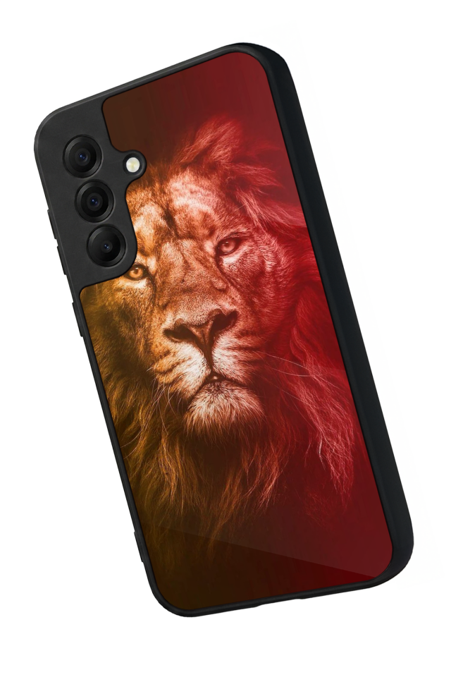 Samsung Galaxy A17 Uyumlu Aslan Tasarımlı Glossy Premium Kılıf