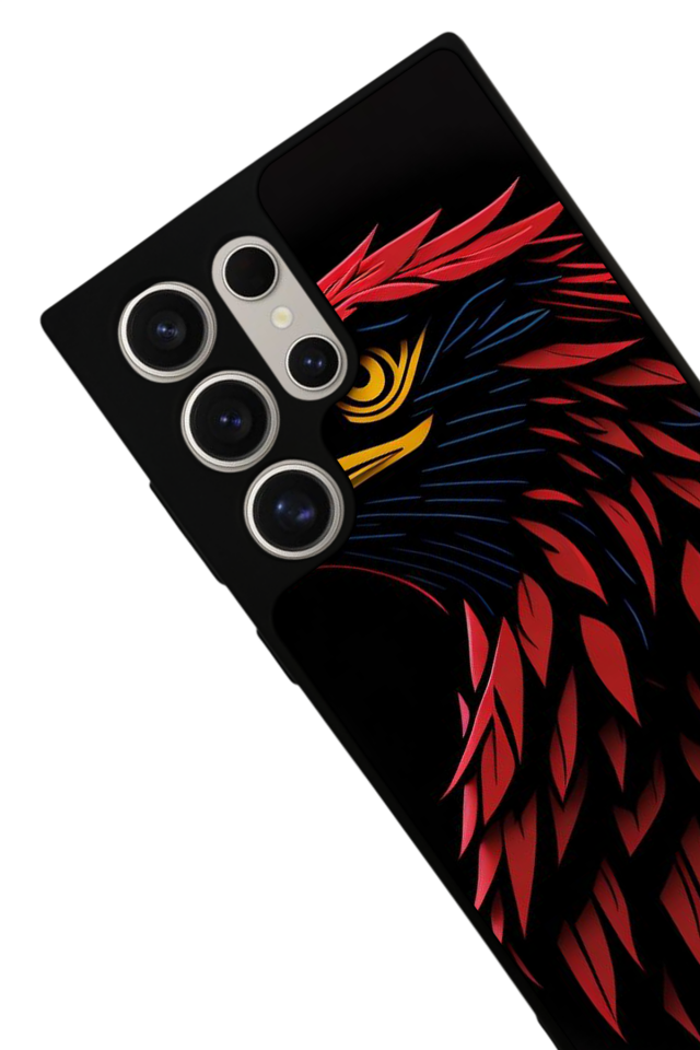 Samsung Galaxy S23 Ultra Uyumlu Besiktas Tasarımlı Glossy Premium Kılıf