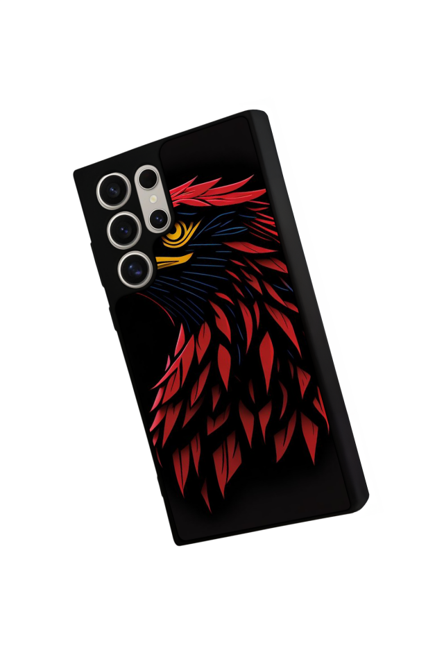 Samsung Galaxy S23 Ultra Uyumlu Besiktas Tasarımlı Glossy Premium Kılıf