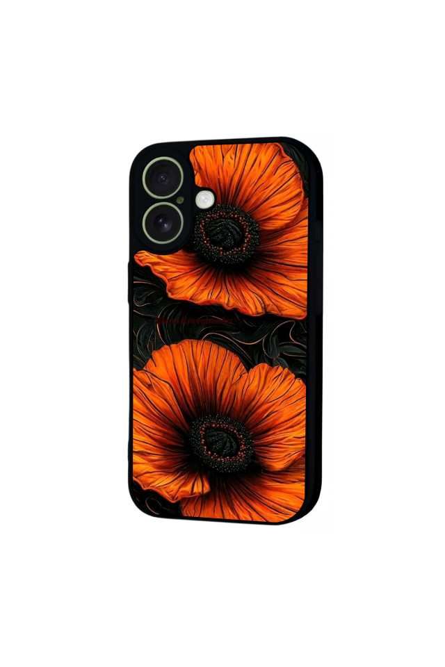 iPhone 17 Uyumlu Botanik Tasarımlı Glossy Premium Kılıf