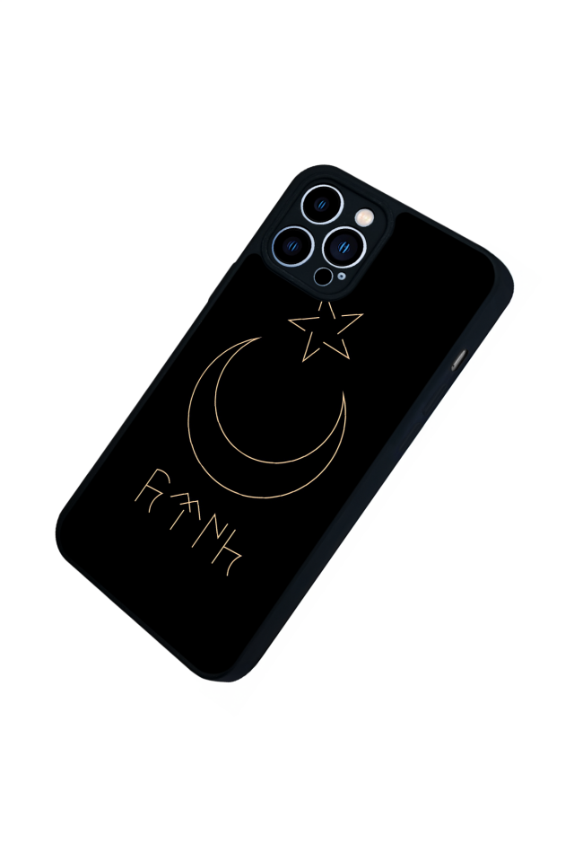 iPhone 12 Pro Max Uyumlu Bozkurt Tasarımlı Glossy Premium Kılıf