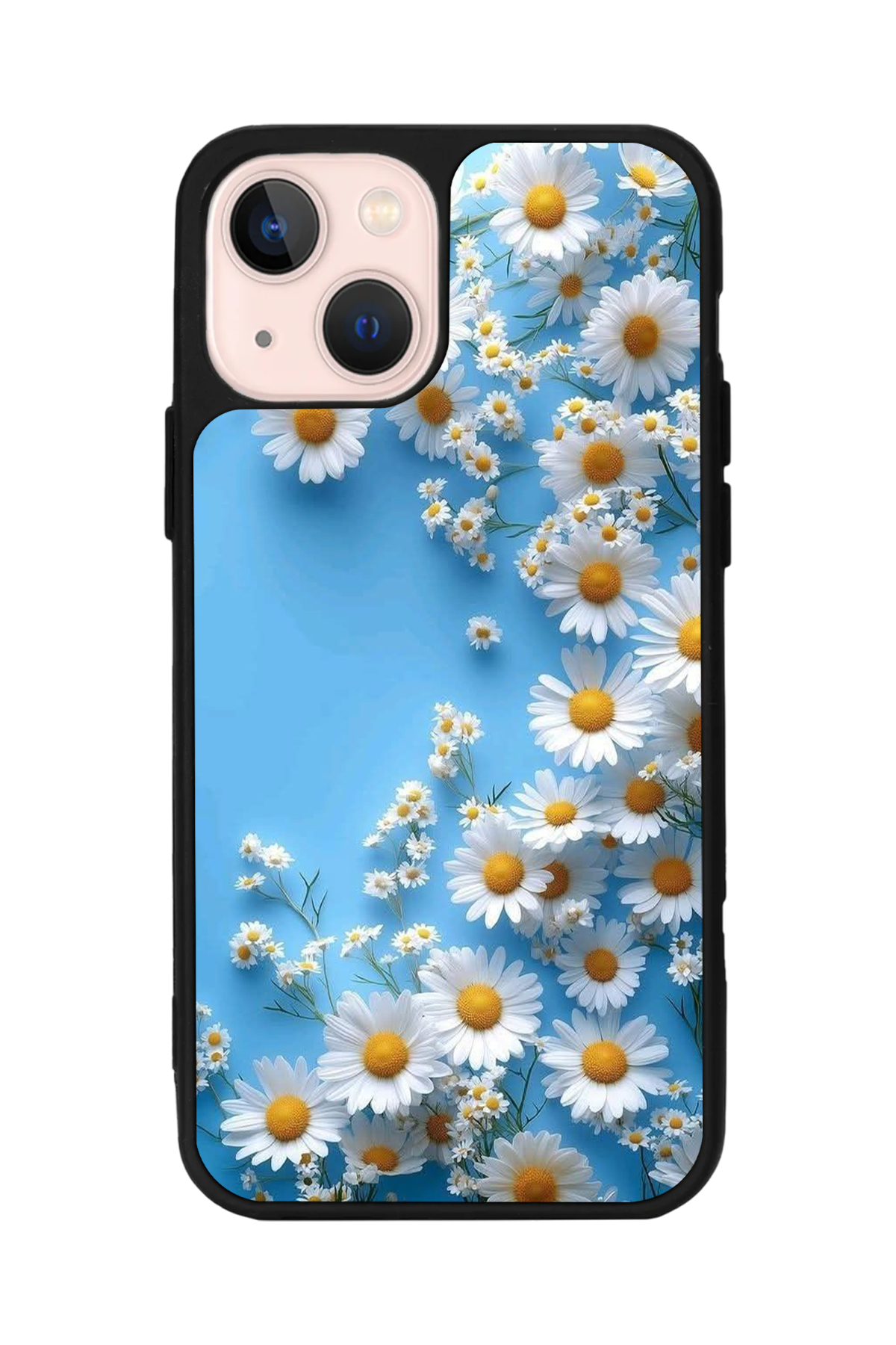 iPhone 14 Plus Uyumlu Cicek Tasarımlı Glossy Premium Kılıf