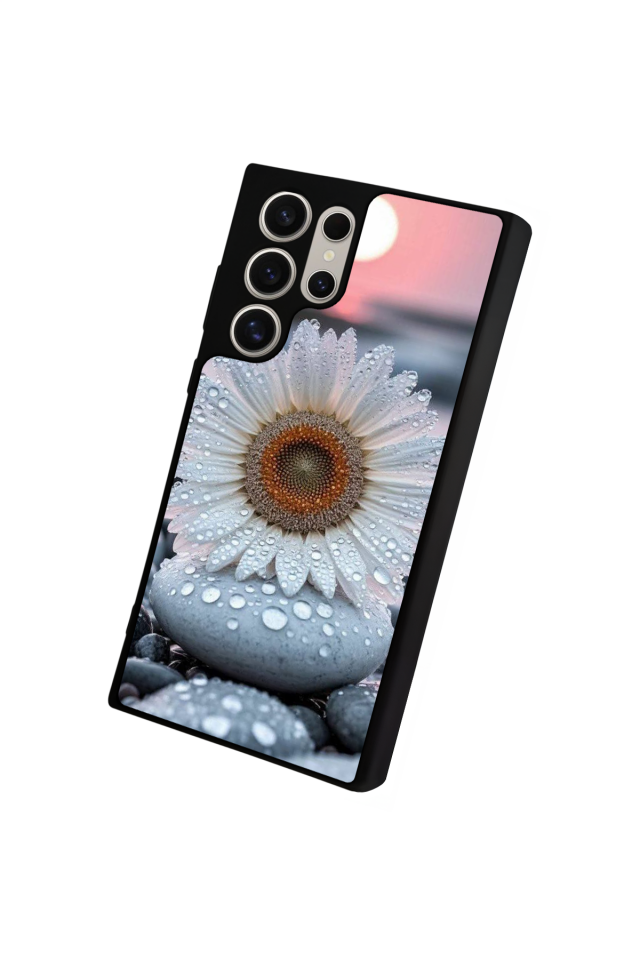 Samsung Galaxy S24 Ultra Uyumlu Cicek Tasarımlı Glossy Premium Kılıf