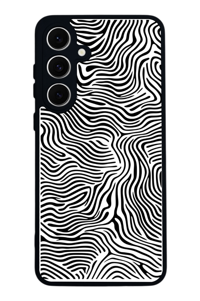 Samsung Galaxy S24 FE Uyumlu Çizgi Sanatı Tasarımlı Glossy Premium Kılıf