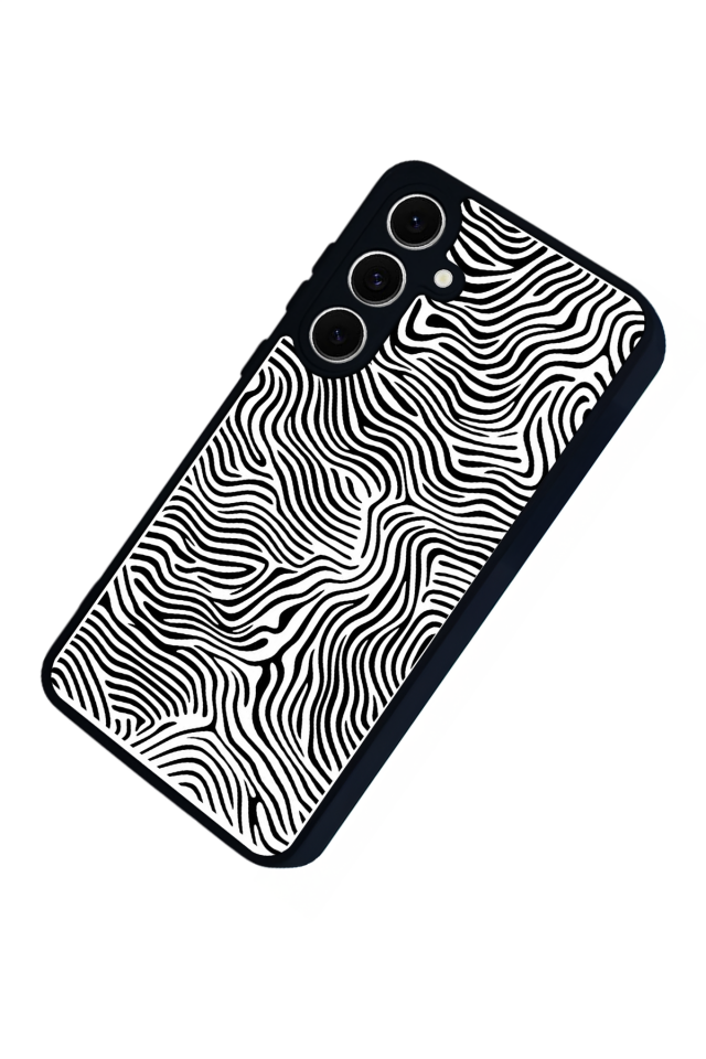 Samsung Galaxy S24 FE Uyumlu Çizgi Sanatı Tasarımlı Glossy Premium Kılıf