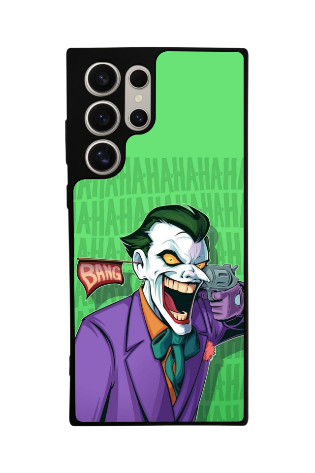 Samsung Galaxy S22 Ultra Uyumlu Joker Tasarımlı Glossy Premium Kılıf