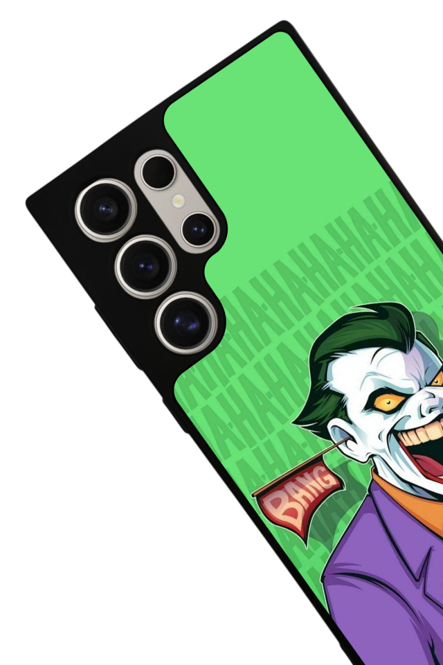 Samsung Galaxy S22 Ultra Uyumlu Joker Tasarımlı Glossy Premium Kılıf