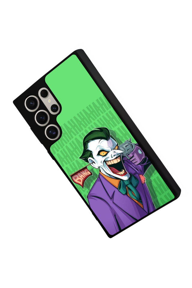 Samsung Galaxy S22 Ultra Uyumlu Joker Tasarımlı Glossy Premium Kılıf