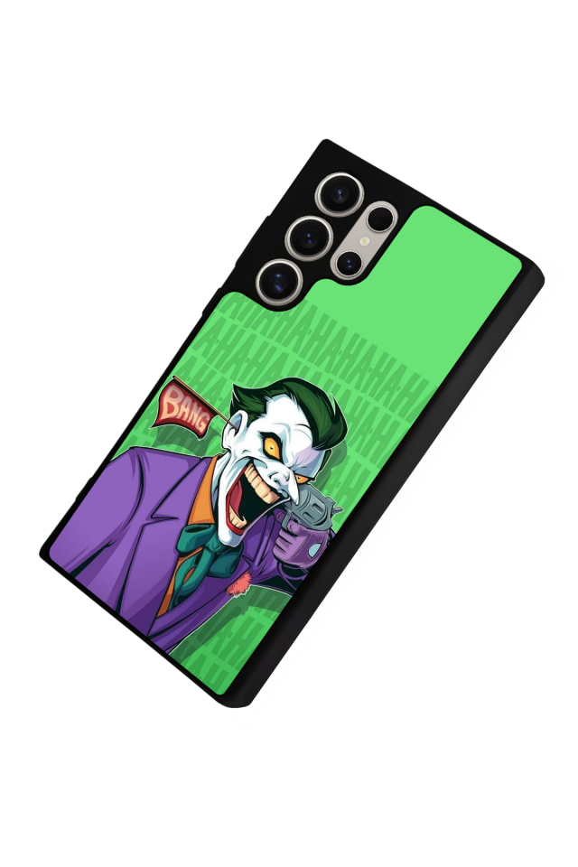 Samsung Galaxy S22 Ultra Uyumlu Joker Tasarımlı Glossy Premium Kılıf