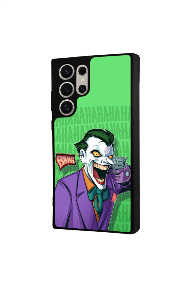 Samsung Galaxy S22 Ultra Uyumlu Joker Tasarımlı Glossy Premium Kılıf