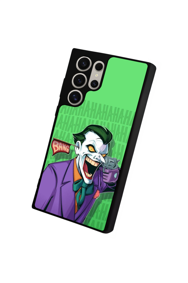 Samsung Galaxy S22 Ultra Uyumlu Joker Tasarımlı Glossy Premium Kılıf
