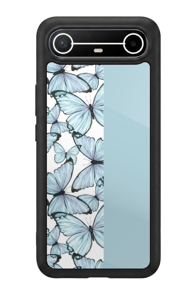 Tecno Spark Slim 5G Uyumlu Kelebek Tasarımlı Glossy Premium Kılıf