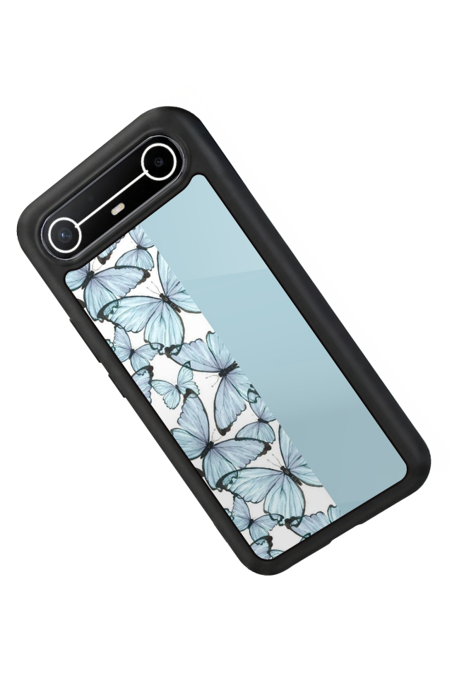 Tecno Spark Slim 5G Uyumlu Kelebek Tasarımlı Glossy Premium Kılıf