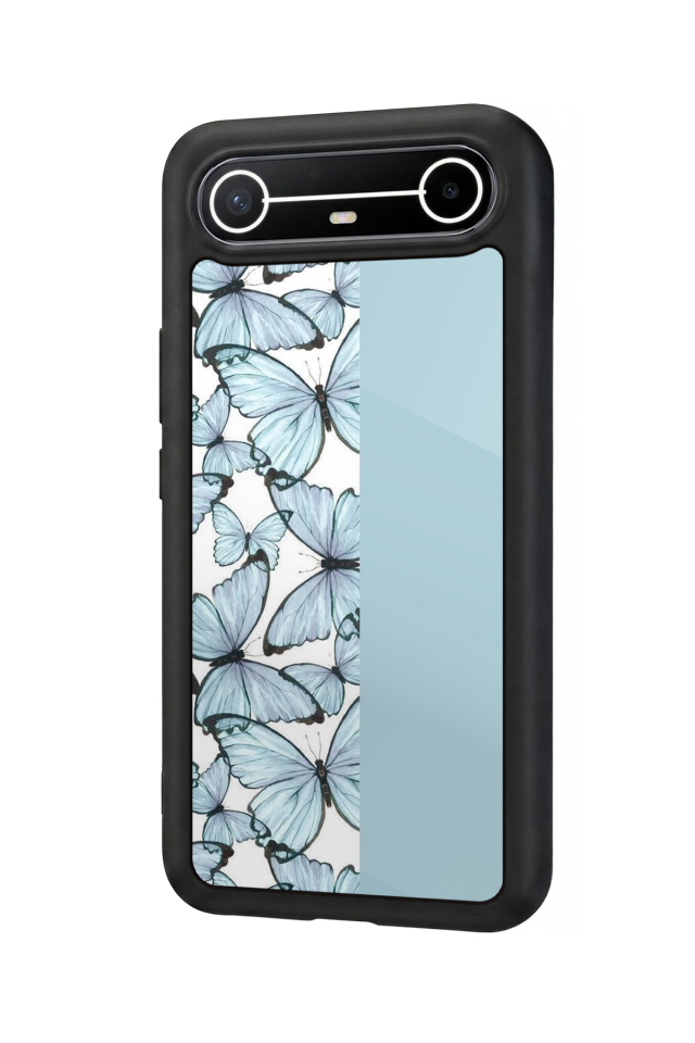 Tecno Spark Slim 5G Uyumlu Kelebek Tasarımlı Glossy Premium Kılıf
