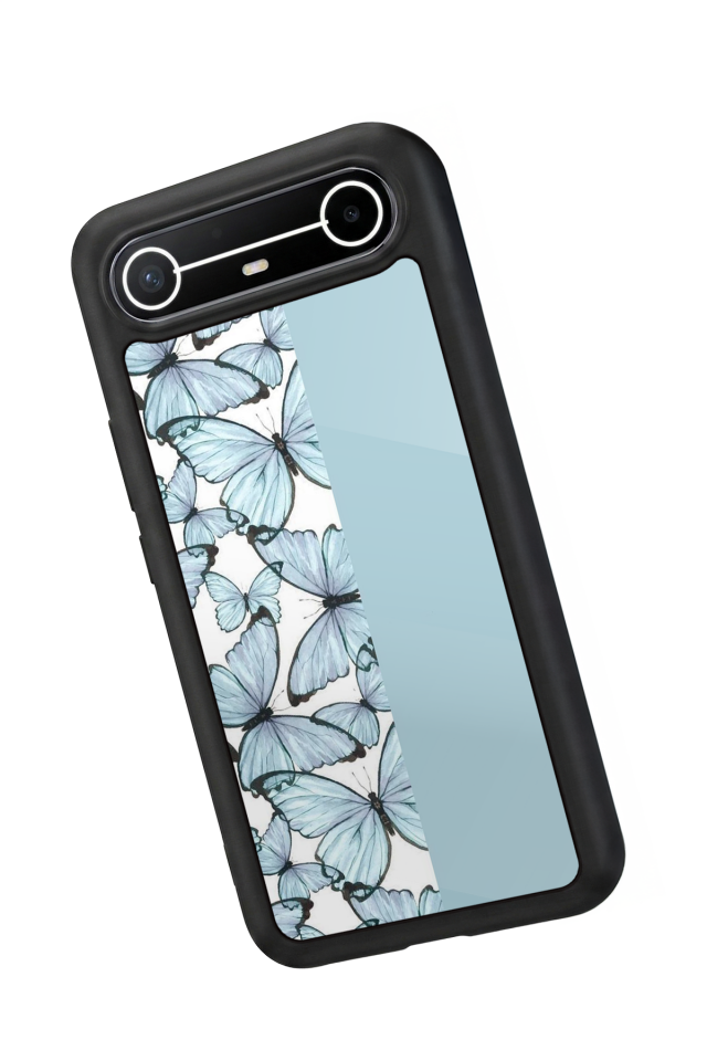Tecno Spark Slim 5G Uyumlu Kelebek Tasarımlı Glossy Premium Kılıf
