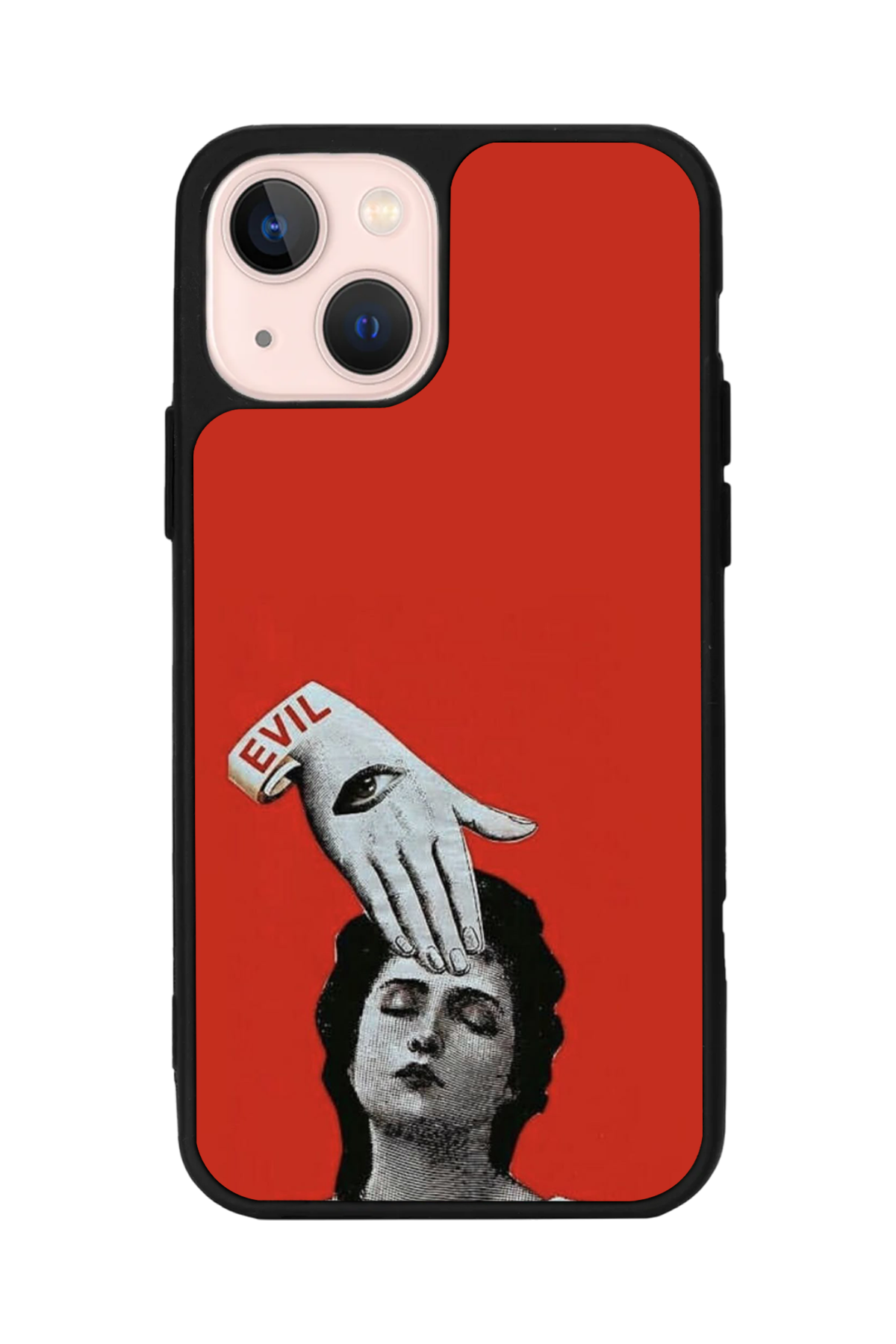 iPhone 15 Uyumlu Kirmizi Tasarımlı Glossy Premium Kılıf
