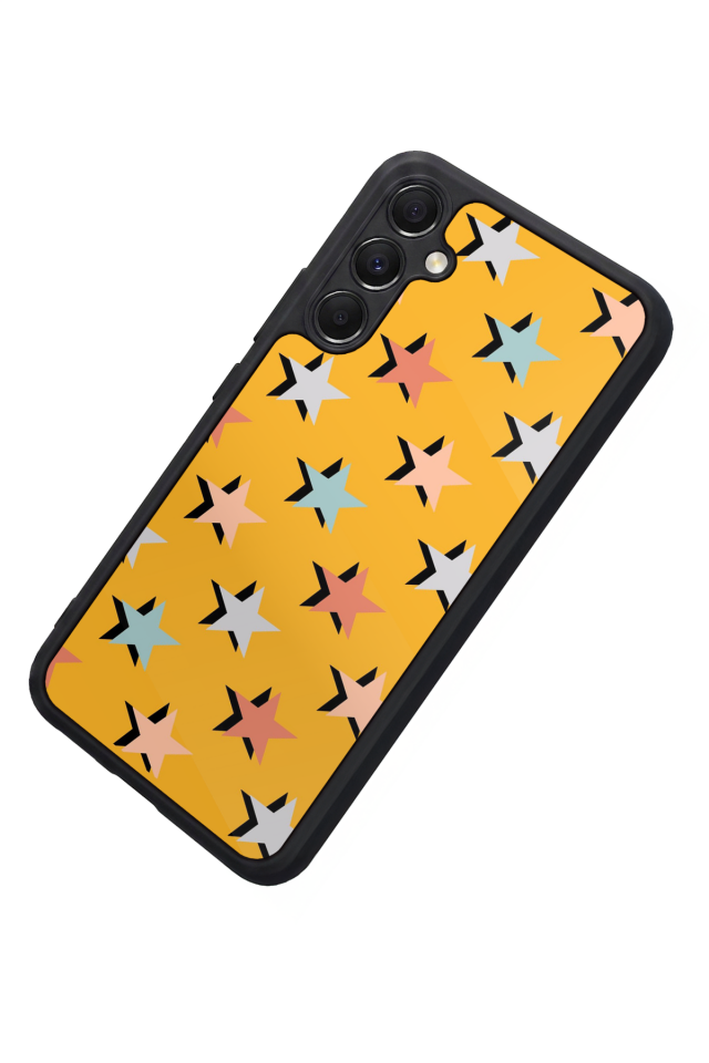 Samsung Galaxy A34 Uyumlu Retro Yildizlar Tasarımlı Glossy Premium Kılıf