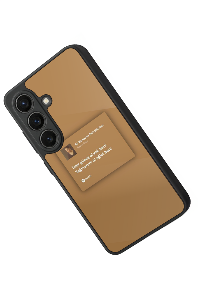 Samsung Galaxy S26 Uyumlu Sarki Sozleri Tasarımlı Glossy Premium Kılıf