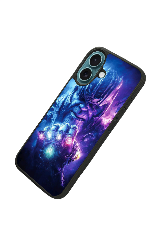 iPhone 16 Uyumlu Thanos Tasarımlı Glossy Premium Kılıf