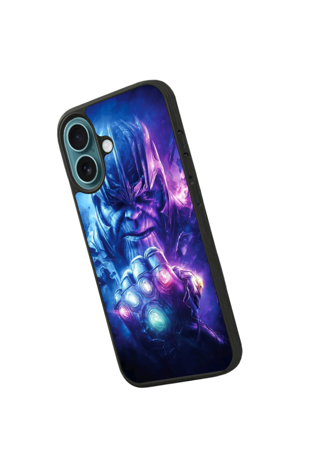 iPhone 16 Uyumlu Thanos Tasarımlı Glossy Premium Kılıf
