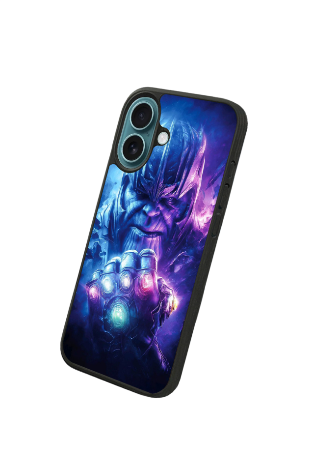 iPhone 16 Uyumlu Thanos Tasarımlı Glossy Premium Kılıf