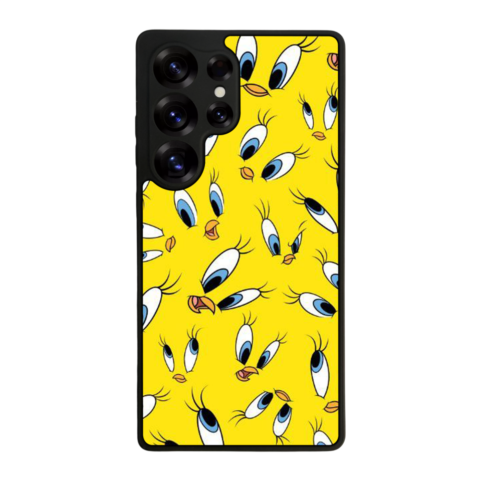 Samsung Galaxy S25 Ultra Uyumlu Tweety Tasarımlı Glossy Premium Kılıf