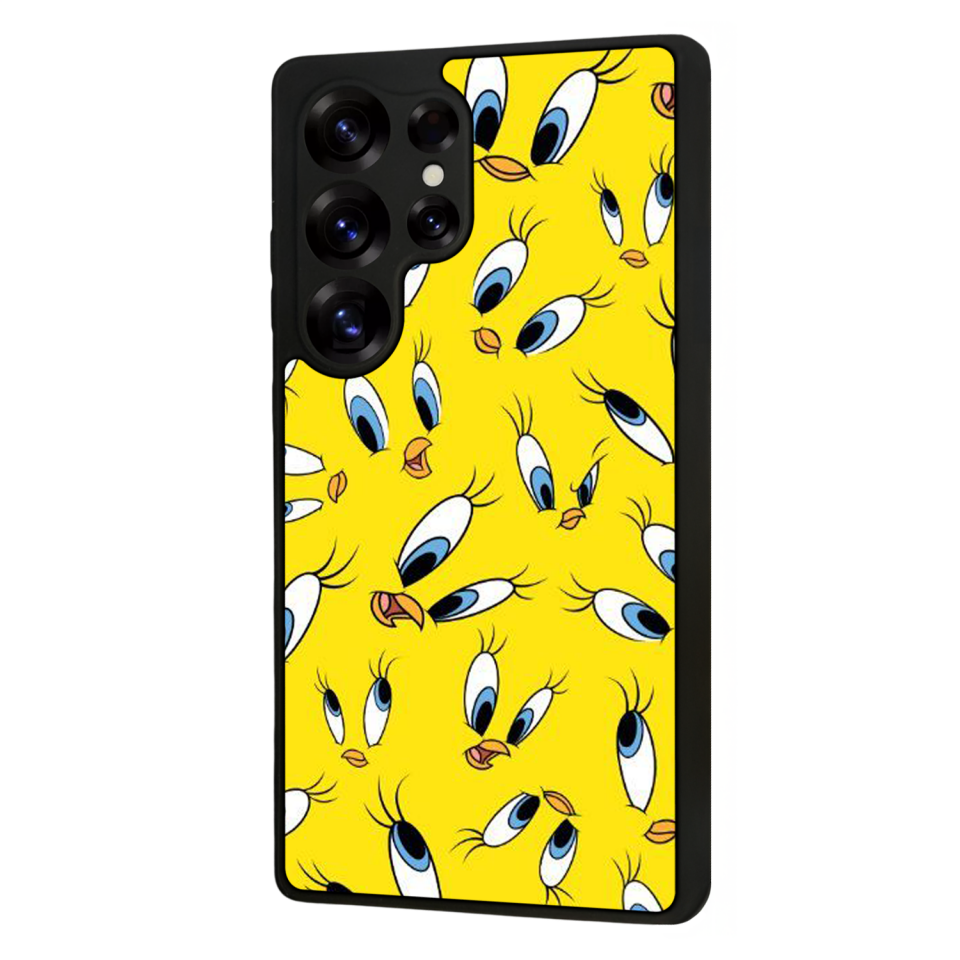 Samsung Galaxy S25 Ultra Uyumlu Tweety Tasarımlı Glossy Premium Kılıf