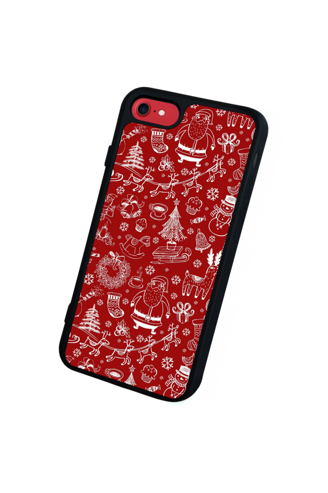iPhone 8 Uyumlu Yilbasi Christmas Tasarımlı Glossy Premium Kılıf