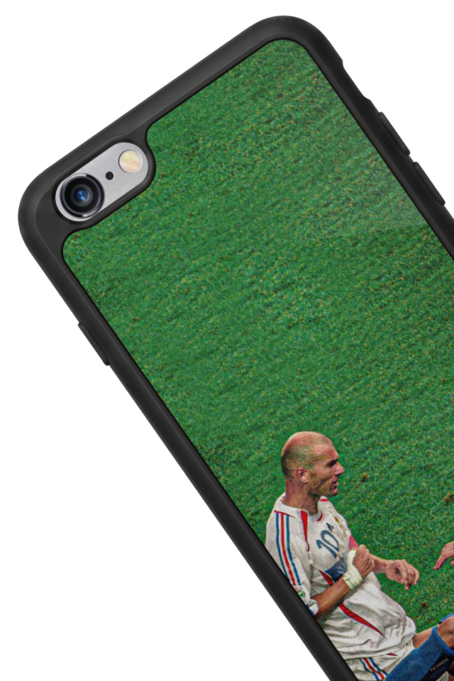 iPhone 6s Plus Uyumlu Zidane Tasarımlı Glossy Premium Kılıf
