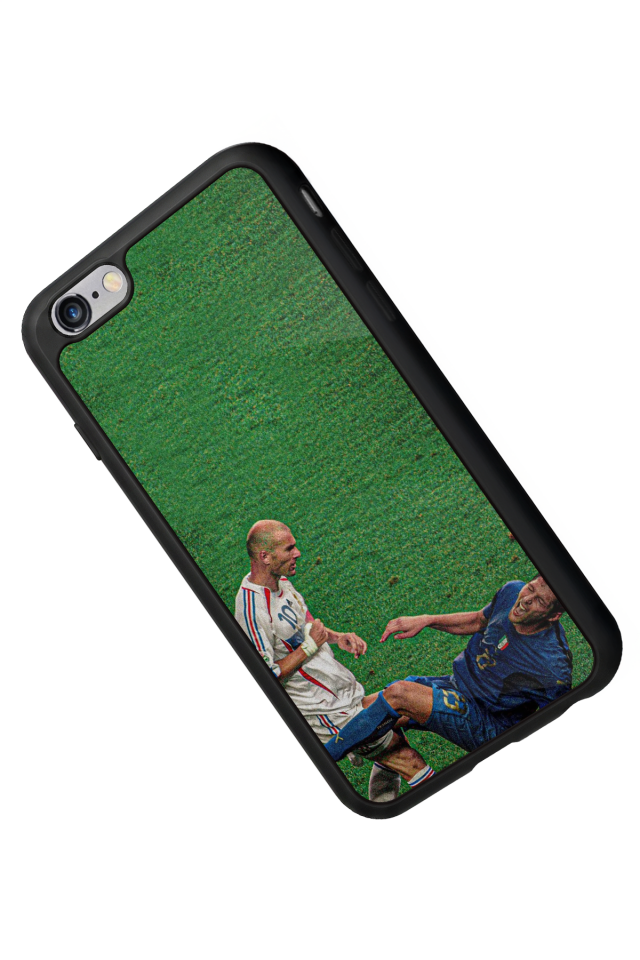 iPhone 6s Plus Uyumlu Zidane Tasarımlı Glossy Premium Kılıf