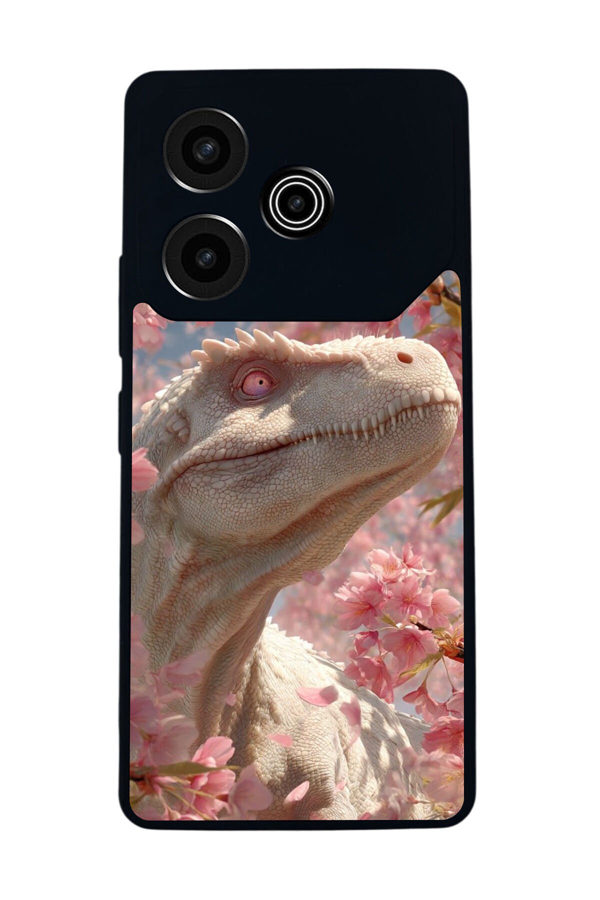 Tecno Pova 6 Uyumlu Dinazor Tasarımlı Glossy Premium Kılıf