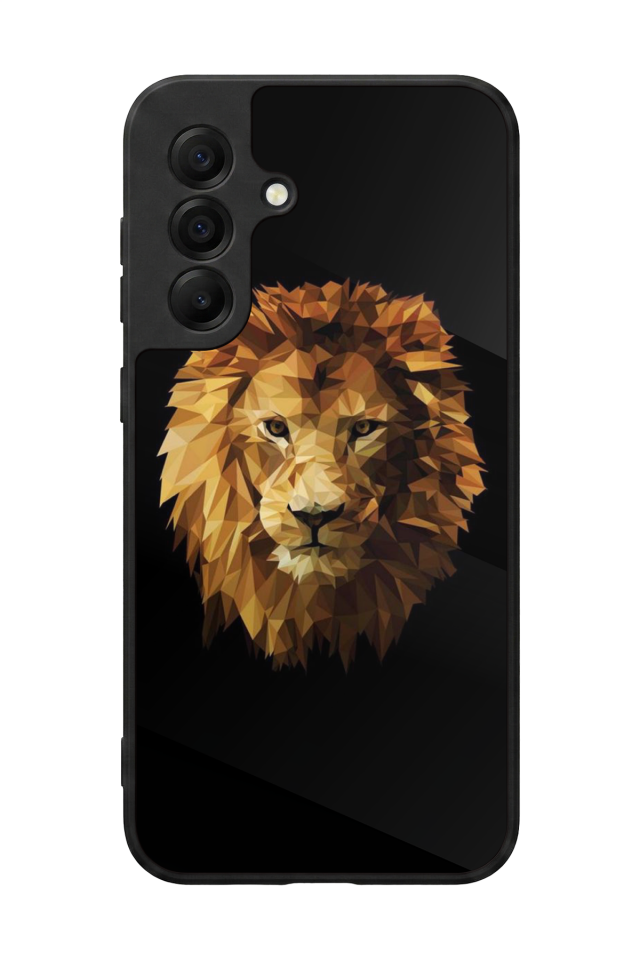 Samsung Galaxy A17 Uyumlu Aslan Tasarımlı Glossy Premium Kılıf