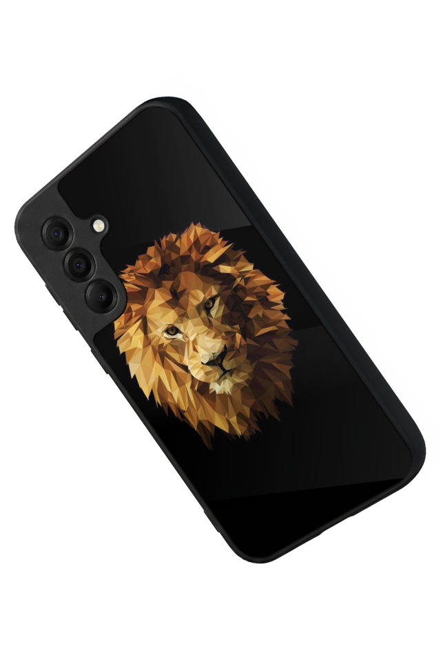 Samsung Galaxy A17 Uyumlu Aslan Tasarımlı Glossy Premium Kılıf