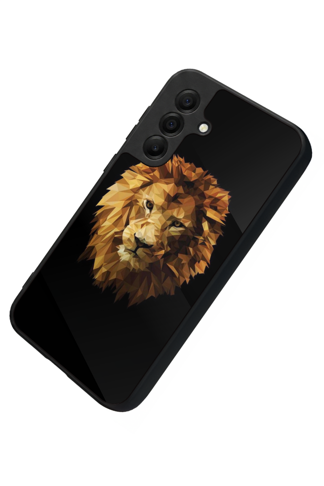 Samsung Galaxy A17 Uyumlu Aslan Tasarımlı Glossy Premium Kılıf