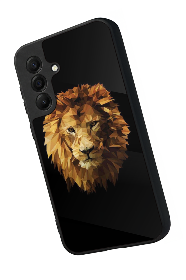 Samsung Galaxy A17 Uyumlu Aslan Tasarımlı Glossy Premium Kılıf
