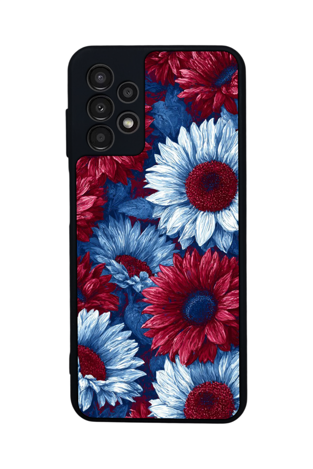 Samsung Galaxy A23 Uyumlu Cicek Tasarımlı Glossy Premium Kılıf