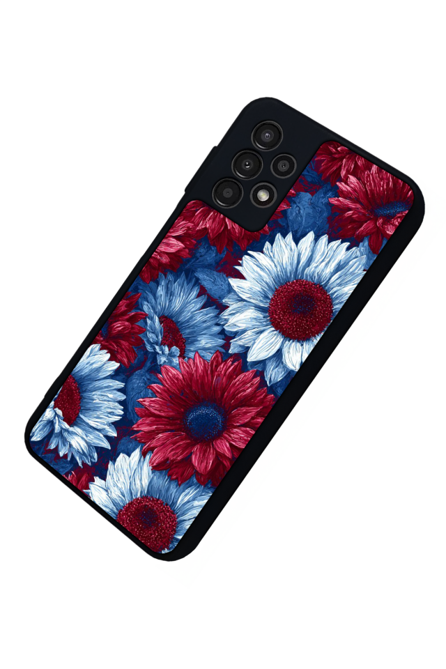 Samsung Galaxy A23 Uyumlu Cicek Tasarımlı Glossy Premium Kılıf