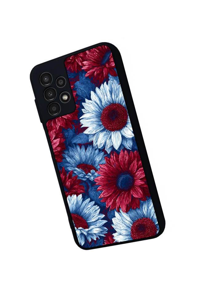Samsung Galaxy A23 Uyumlu Cicek Tasarımlı Glossy Premium Kılıf