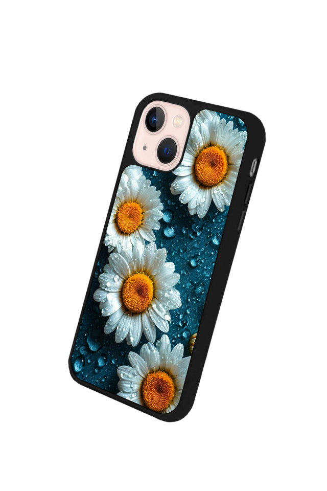 iPhone 14 Plus Uyumlu Cicek Tasarımlı Glossy Premium Kılıf
